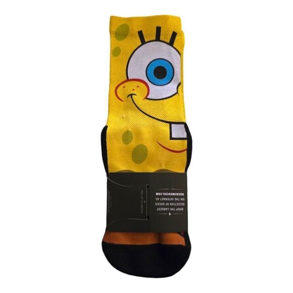 Nickelodeon SpongeBob Rock Em Socks Youth SZ 2-5.5 - Picture 4 of 5